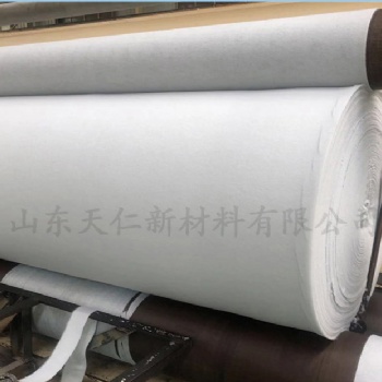 土工布工程布公路面橋梁護坡混凝土保濕養護毯白色黑色透水無紡布