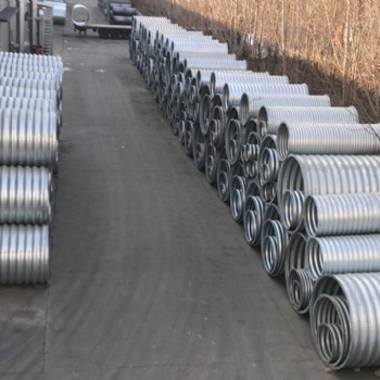 拼裝鋼波紋涵管施工 大口徑鋼制波紋管涵 公路排水