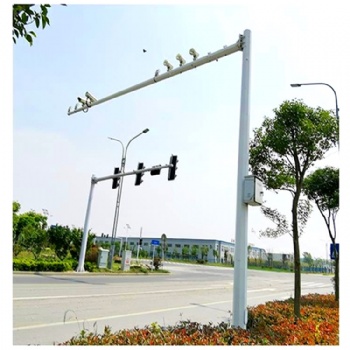 6.6米道路交通紅綠燈監(jiān)控立桿