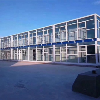 集裝箱房活動(dòng)板房打包箱房輕鋼別墅建筑圍擋