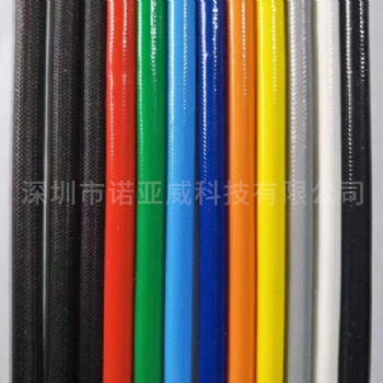 供應電器絕緣套管 硅樹脂自熄管 耐高溫耐高壓套管 阻燃玻纖管