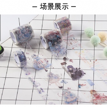 來圖定制PET套裝手賬膠帶 文創(chuàng)膠帶 和紙膠帶