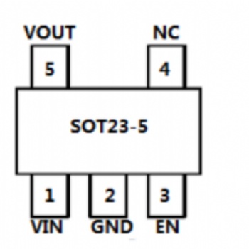 CSM5122輸入耐壓 40V，2.** 超低靜態電流，EN 功能，300mA 帶載電流，低壓差線