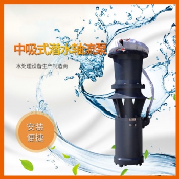中吸式潛水軸流泵型號參數體積小流量大安裝方便 廠家** 取排水用