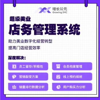 增長公元店務系統+共享美容院模式+股東分紅裂變模型
