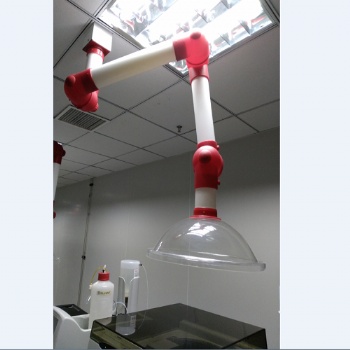 防腐蝕PP萬向罩 耐強酸強堿實驗室抽氣罩