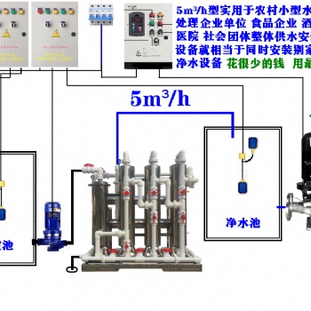 舒得牌蔬菜大棚澆灌灑水井水河水大型凈水器蔬菜全程使用凈化水無菌水