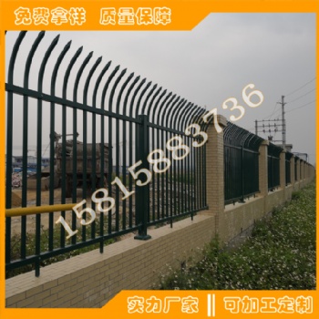 深圳公園烤漆欄桿價格 東莞小區(qū)圍墻鐵藝圍欄款式定做