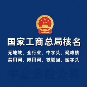 **核名，中字頭國字頭疑難名稱核準。（當天通過，不通過不收錢）??