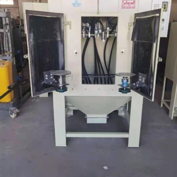 陽江手膜自動噴砂機打砂機 異形件五金模具噴砂環保無塵噴砂機
