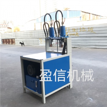 方管沖v口模具圓管壓扁裁斷一次成型機(jī)