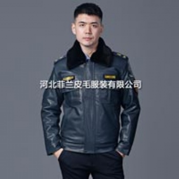 正品路政皮衣制服警用皮夾克工裝交通皮衣廠家直營可加工定制歡迎合作