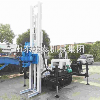 30米履帶式取土打孔鉆機(jī)回旋沖擊一體動力頭取樣亞克力雙管取樣