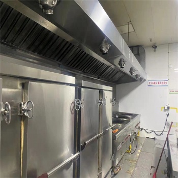 蘇州吳中區美食城購物廣場公共排油煙管道清洗