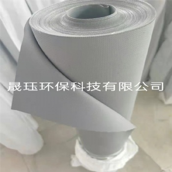 紅色硅膠布擋煙垂壁布防火布阻燃布空調(diào)軟連接布