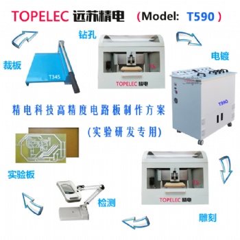 遠蘇精電 PCB雕刻機 桌面式PCB電路板雕刻機 T590