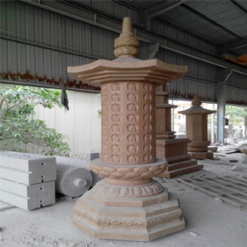 寺廟石雕經(jīng)幢 惠安石雕廠家供應(yīng) 花崗巖經(jīng)幢定制 多款式可選
