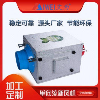 艾為新風系統室內排風機單向流新風機商用換氣機管道風機