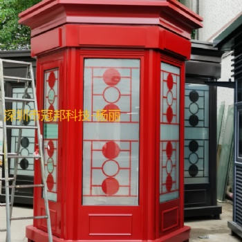 冠邦成品四角朗讀亭崗亭定制