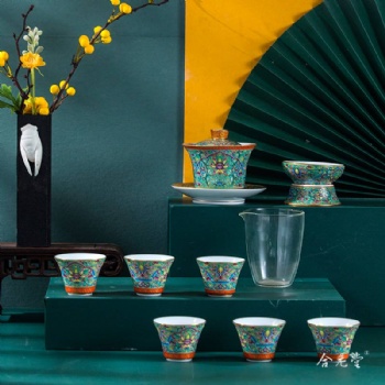 端午節(jié)禮品陶瓷茶具定制 單位福利茶具禮品