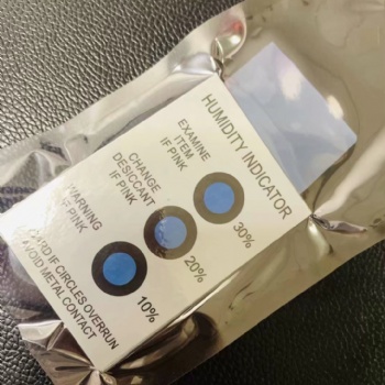 供應(yīng)無鈷濕度卡三點式濕度卡東莞濕度指示卡廠家