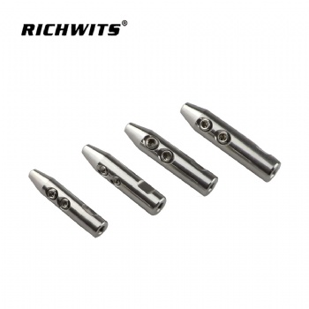 RICHWITS不銹鋼錐形接線器 立柱欄桿鋼絲繩連接拉索 端子索具配件