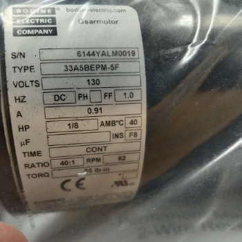 BODINE,美國BODINE，BODINE電機