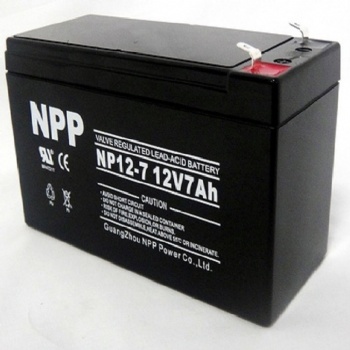 耐普蓄電池NP 12V7ah太陽能路燈照明用蓄電池壽命長久質保三年