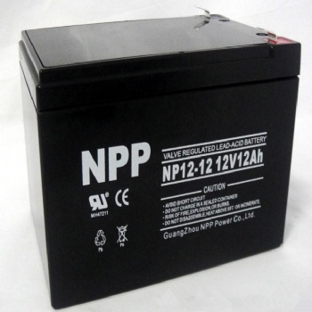 耐普蓄電池NP 12V12ah太陽能路燈照明用蓄電池壽命長久質保三年