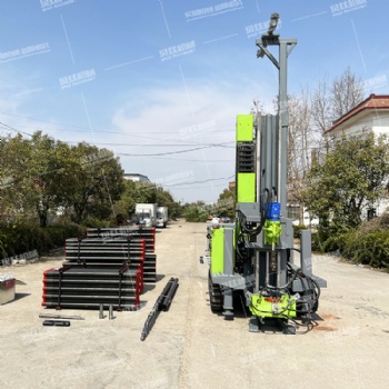 建筑勘探800米全液壓鉆機 履帶深孔打孔機 花崗巖灰巖山地勘察