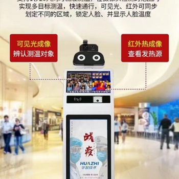 多人熱成像測溫機器人