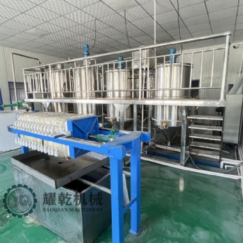 云南核桃油精煉設(shè)備 小型核桃油提煉加工生產(chǎn)線 日產(chǎn)1000斤成品油