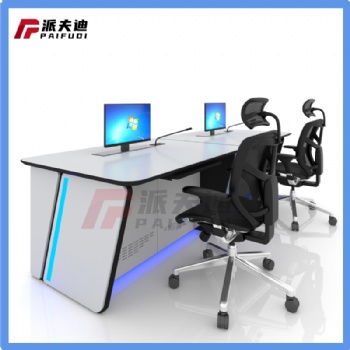免費設(shè)計鋼木結(jié)構(gòu)智能操作單聯(lián)控制臺操作臺調(diào)度臺可定制
