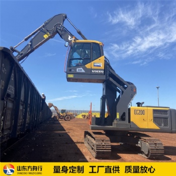 挖掘機升降駕駛室改裝 鐵路平倉機 鐵路卸煤機 山東方舟行科技工程有限公司