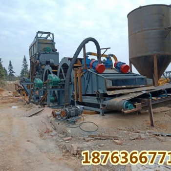 小型車載式石粉沙洗沙機設備洗沙量怎么樣