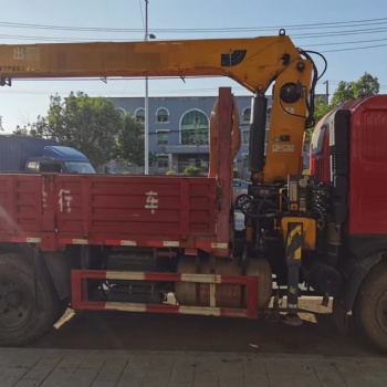 二手隨車吊 新到一臺小黃牌徐工6.3噸隨車吊