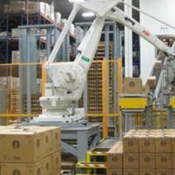 全自動碼垛 陶瓷泥胚料碼垛 工業(yè)機器人