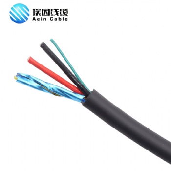 固定敷設和移動應用，無拉伸應力，無規定的電纜布線UL21320屏蔽電纜80°C 1000V