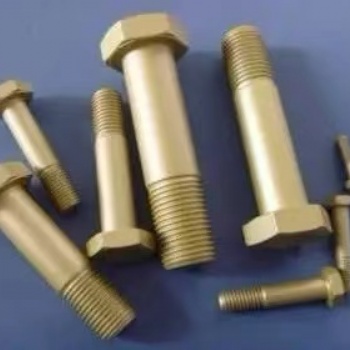 飛機(jī)自鎖銅螺母鍍二硫化鉬涂層，防咬死減摩擦系數(shù)