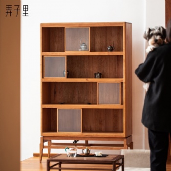 在弄子里櫻桃木林柜 展示柜 儲(chǔ)物柜 書柜 茶柜
