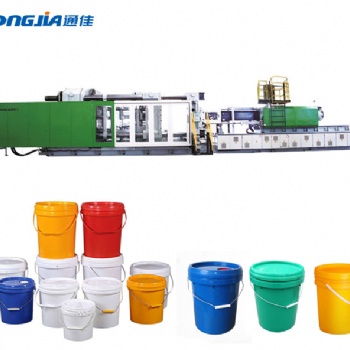 包裝桶注塑機涂料桶注塑機生產工藝流程山東通佳注塑機