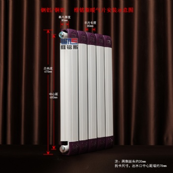 維銘斯 鋼鋁復(fù)合暖氣片廠家 SCGLZY8-7.5-300-1.0鋼鋁復(fù)合散熱器