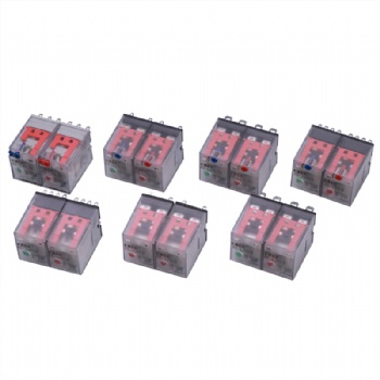 湛江廠家供應(yīng)中間繼電器220v交流12v小型電磁開關(guān)24v直流8腳14腳11腳380V