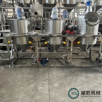 菜籽油精煉生產(chǎn)線 濃香型食用油提煉設(shè)備 QC標(biāo)準(zhǔn)上商超