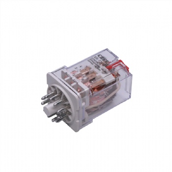 天津廠家供應圓11腳交流220VDC12 24V電磁MK3P小型通用繼電器控制開關