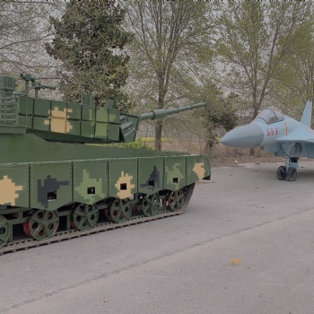 飛機模型租賃，坦克模型展覽出租，大型軍事模型主題展覽租賃
