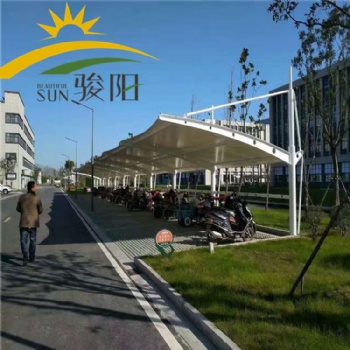 安徽合肥駿陽膜結(jié)構(gòu) 車棚張拉膜輕鋼配套