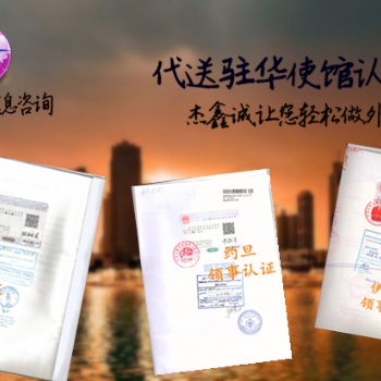 銀行資信公證書玻利維亞大使館加簽