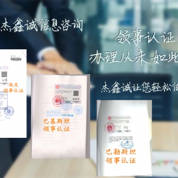 派遣公證書、派遣信埃及領館簽章