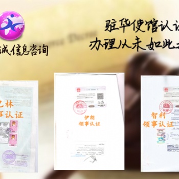 敘利亞領(lǐng)事館簽章派遣信公證